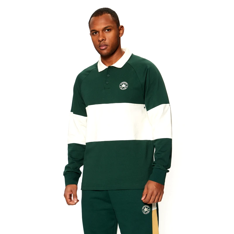 Converse Converse Polo Marquis Retro 10027563-A01 Πράσινο Regular Fit