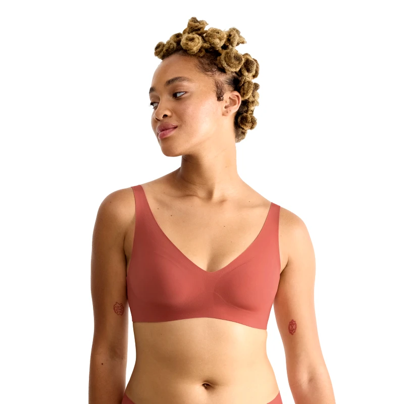 Sloggi Sloggi Σουτιέν χωρίς μπανέλα Zero Feel 10217729 Πορτοκαλί