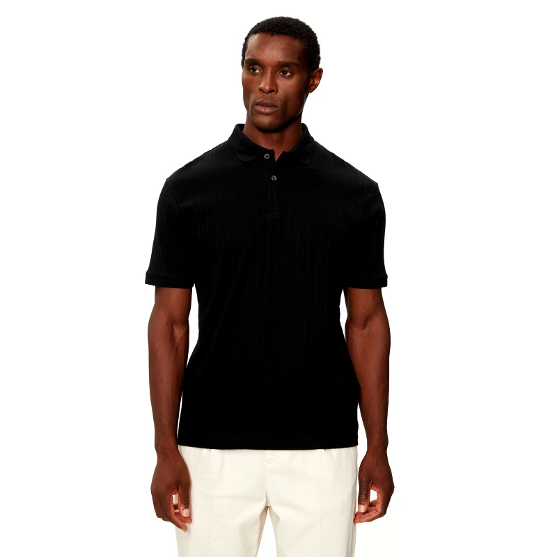 Selected Homme Selected Homme Polo 16094575 Μαύρο Regular Fit