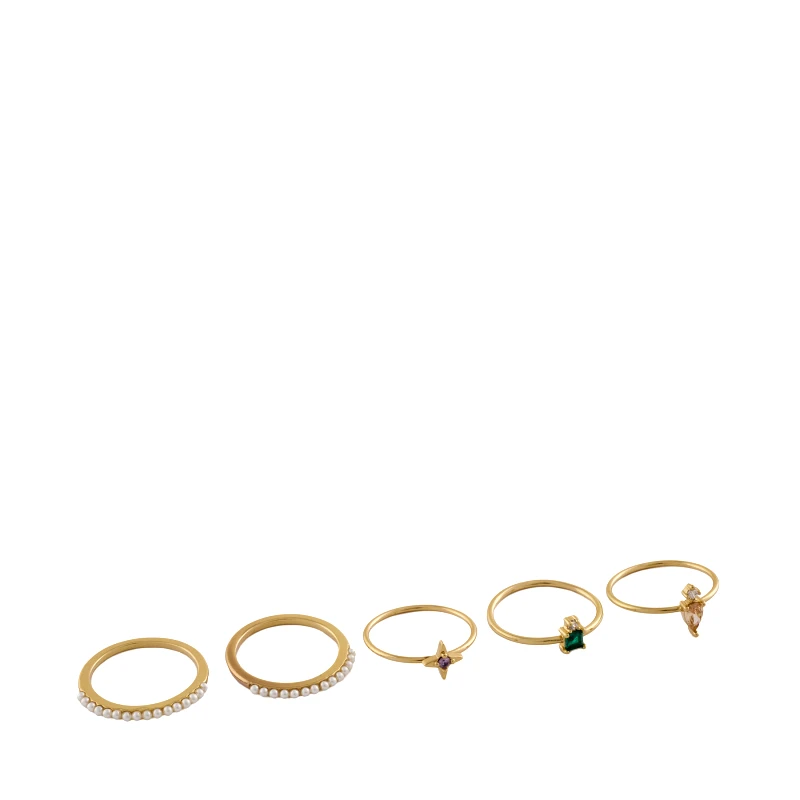 Aldo Σετ δαχτυλίδια Aldo Comfort 13994834 Χρυσό