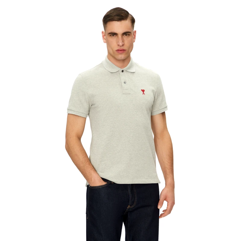 AMI Paris AMI Paris Polo BFUPL001.760 Γκρι Regular Fit