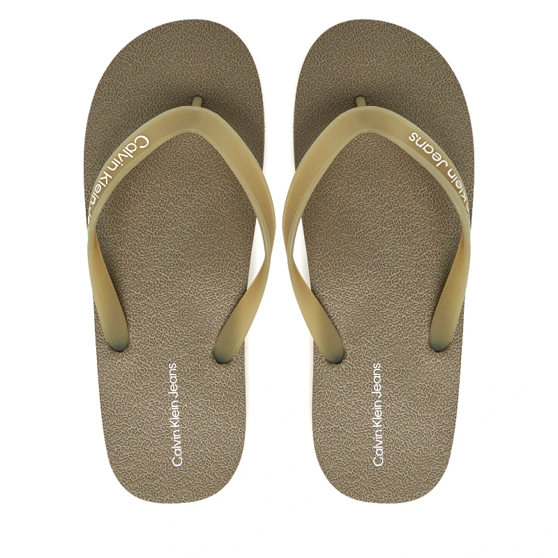 Calvin Klein Jeans Σαγιονάρες Calvin Klein Jeans Thong+ Tpu YM0YM01265 Καφέ