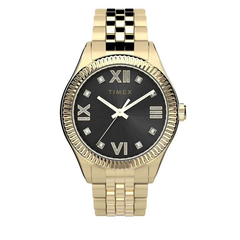 Timex Ρολόι Timex Waterbury TW2V45700 Χρυσό
