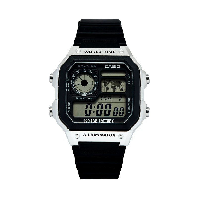 Casio Ρολόι Casio AE-1200WH-1CVEF Μαύρο
