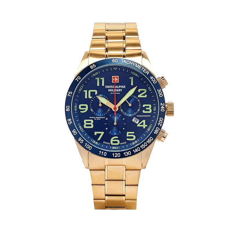 Swiss Alpine Military Ρολόι Swiss Alpine Military 7047.9115 Χρυσό