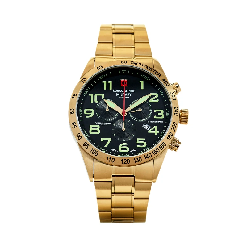 Swiss Alpine Military Ρολόι Swiss Alpine Military 7047.9114 Χρυσό