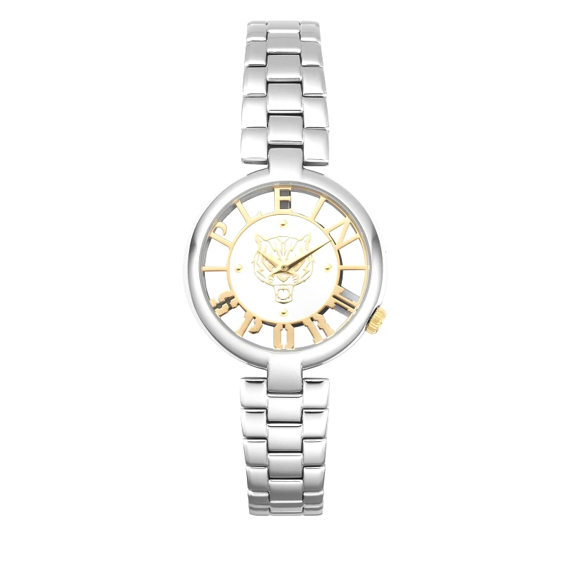 Plein Sport Ρολόι Plein Sport Tiger Luxe PSMBA0123 Ασημί