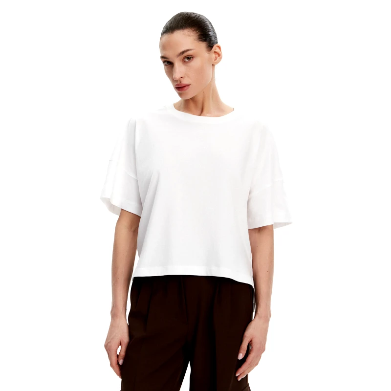 French Connection French Connection T-Shirt 76BZA Λευκό Relaxed Fit