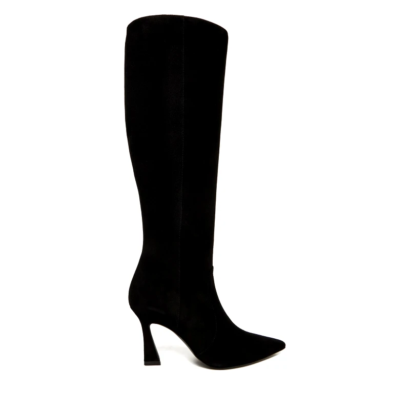 Stuart Weitzman Μπότες Stuart Weitzman Vinnie Zip SM588 Μαύρο