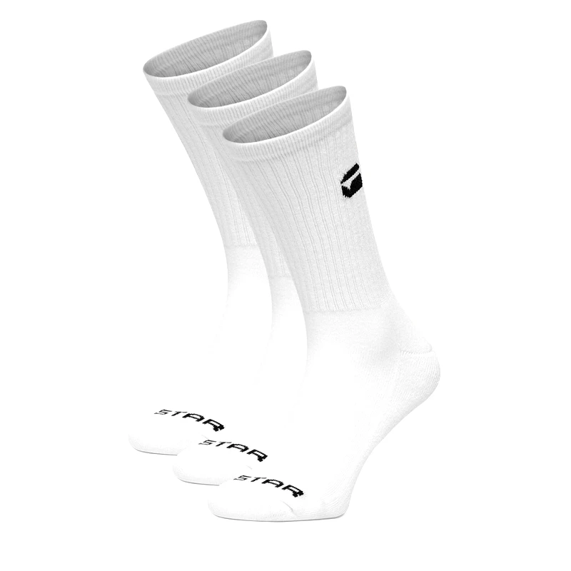 G-Star Raw Κάλτσες μακριές G-Star Raw CEO_AS_G-STAR_313_W_AW25 (3-PACK) Λευκό