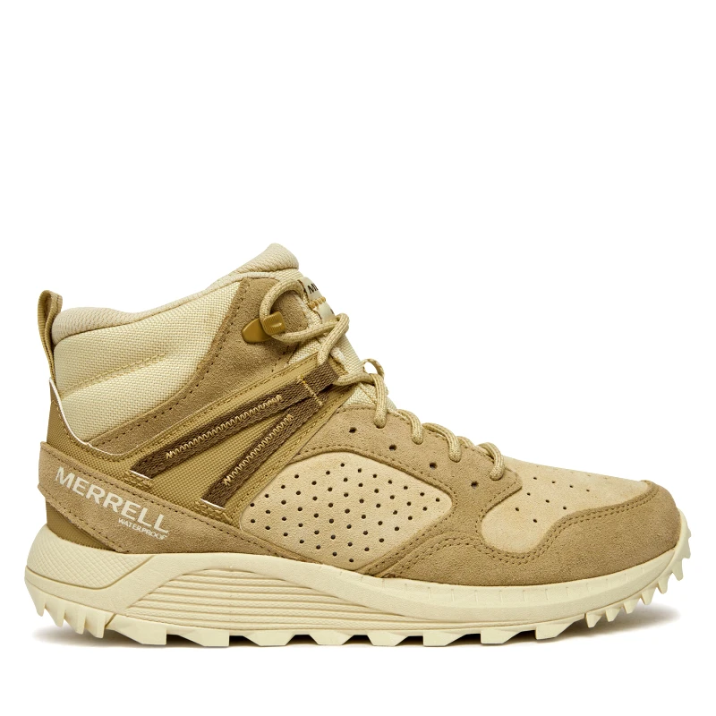 Merrell Ορειβατικά παπούτσια Merrell Wildwood Mid Ltr Wp J038298 Μπεζ