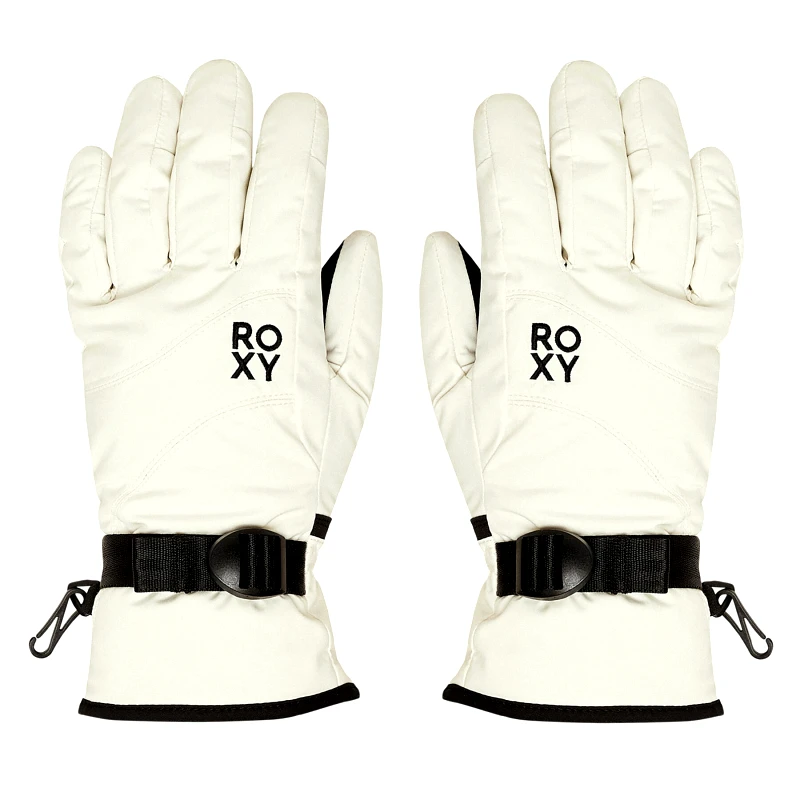 Roxy Γάντια για snowboard Roxy Jetty Solid ERJHN03267 Λευκό