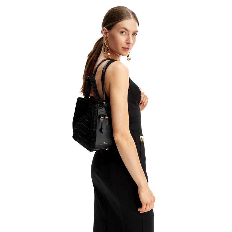 Elisabetta Franchi Τσάντα Elisabetta Franchi BS-21H-61E2-V720 Μαύρο