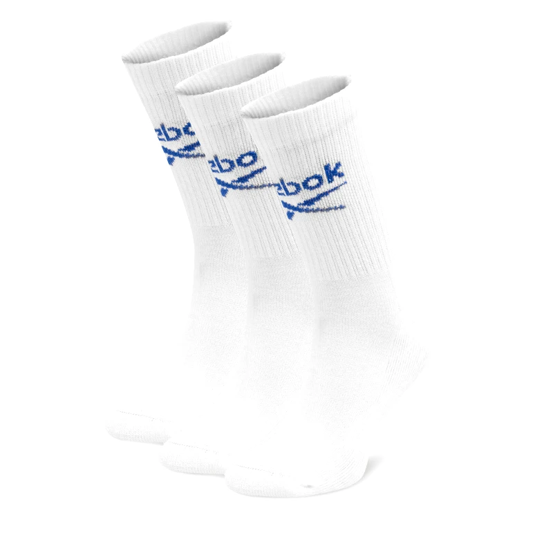 Reebok Κάλτσες μακριές Reebok R0258-SS24 (3-pack) Λευκό