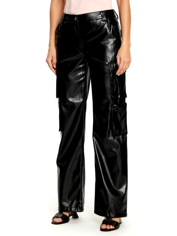 Guess Παντελόνι από απομίμηση δέρματος Guess