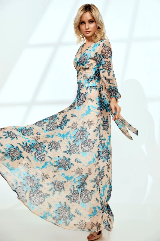 ANNA SAMOUKA Φούστα maxi με print