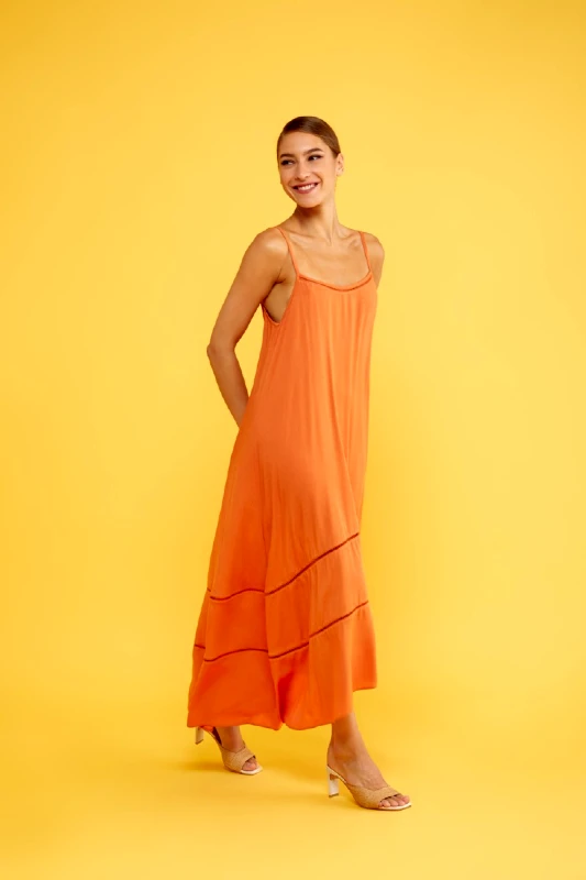 MOUTAKI Φόρεμα με λεπτή τιράντα