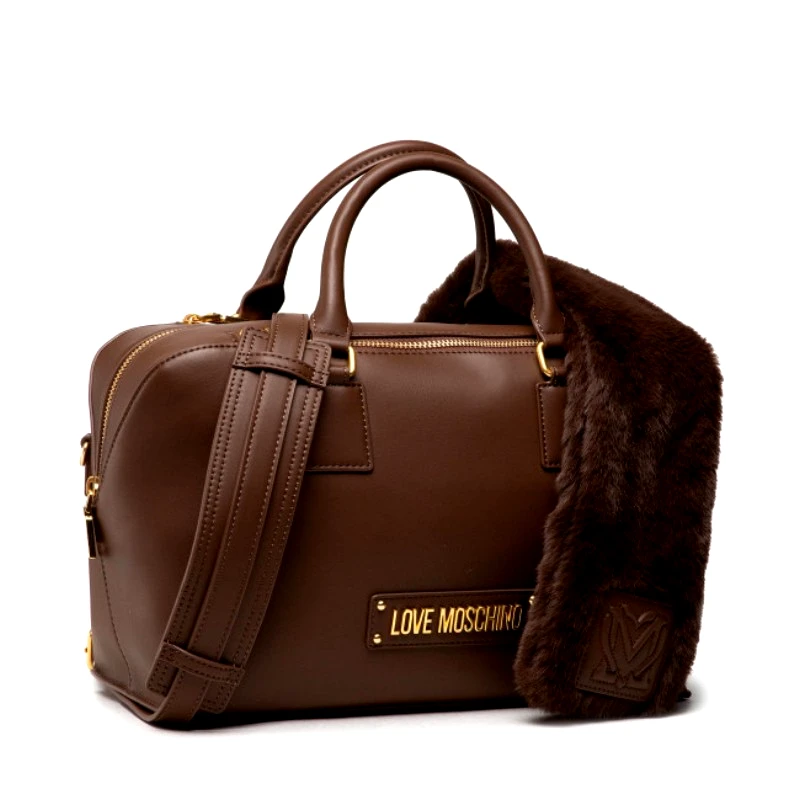 LOVE MOSCHINO Τσάντα χειρός καφέ