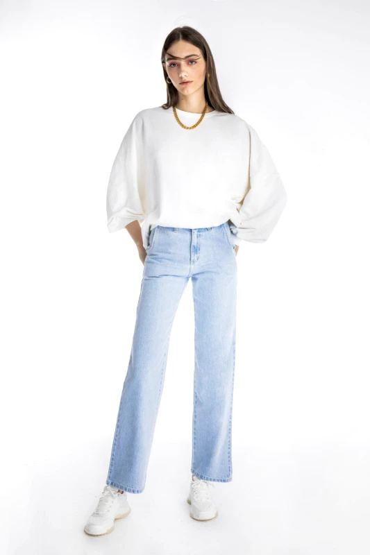SAC&CO Ador Παντελόνι jeans φαρδύ