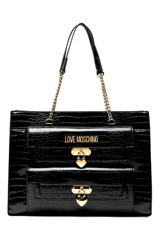 LOVE MOSCHINO Τσάντα ώμου σε κροκό