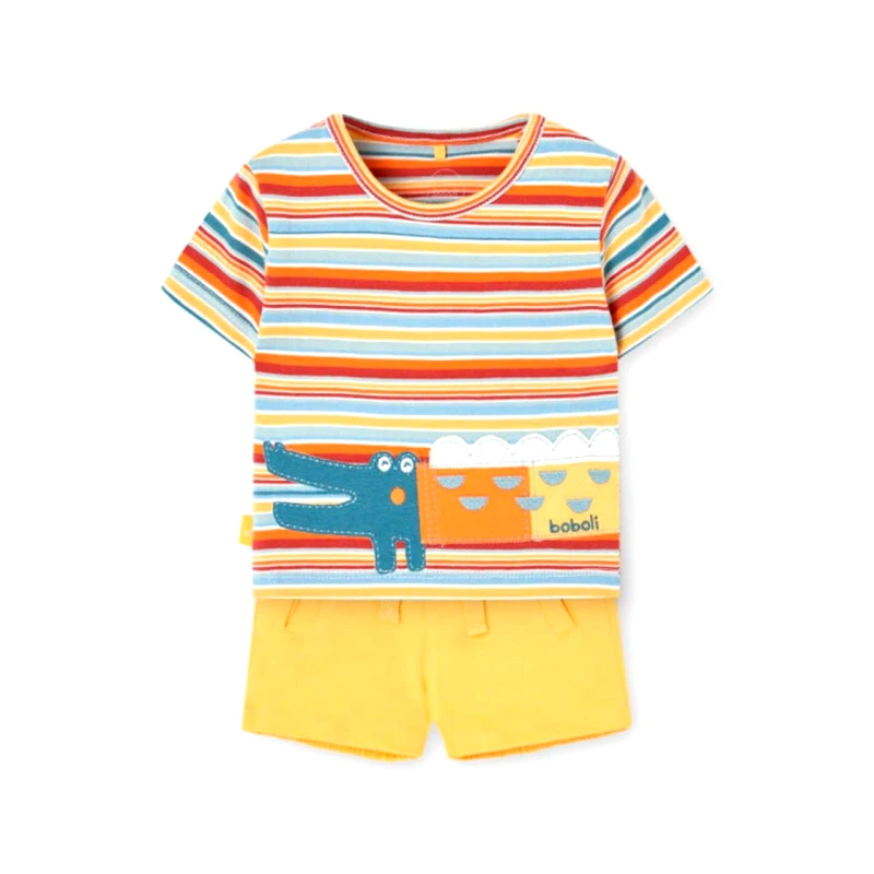 BOBOLI Σετ μακό μπεμπέ αγόρι Boboli-121172-9570-Multicolor