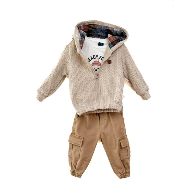 RESTART Σετ μπεμπέ 3 τεμ.αγόρι Restart-24/9902-Beige
