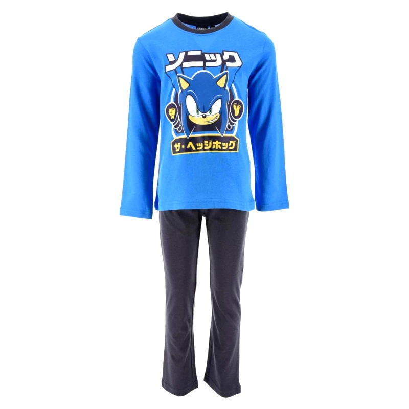 SUPER HEROES Πιτζάμα μακό αγόρι Sonic-HW2155-BLUE