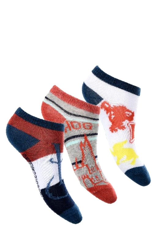 SUPER HEROES Κάλτσες κοντές 3 τεμ. αγόρι Harry Potter-EV0633-PACK2