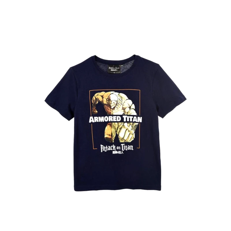 SUPER HEROES Μπλούζα μακό αγόρι anime Attack on Titan-HW1225-NAVY