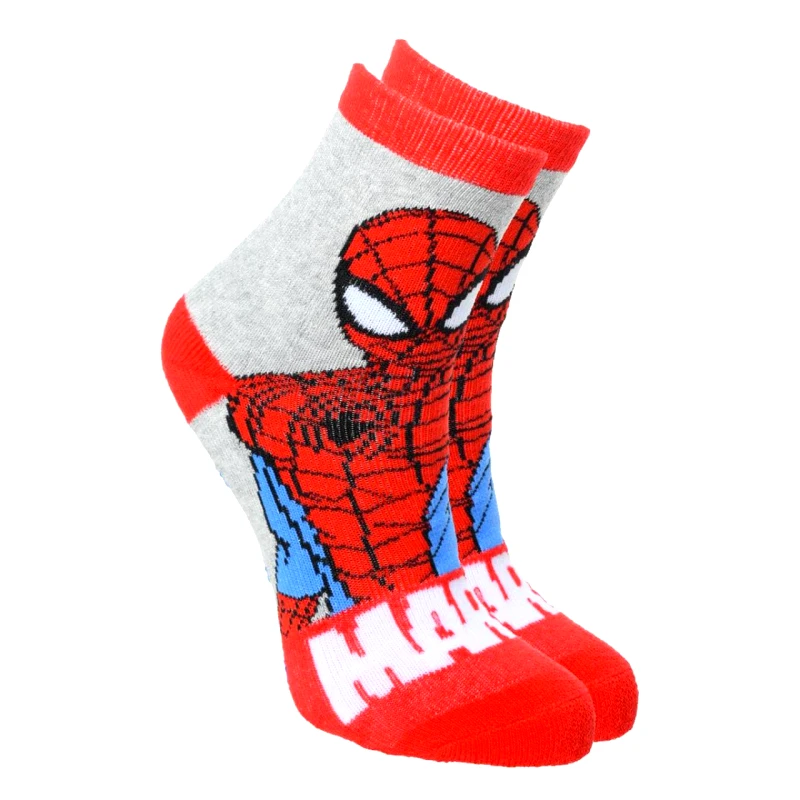 SUPER HEROES Κάλτσες αντιολισθητικές αγόρι Spiderman-XH0619-LGREY