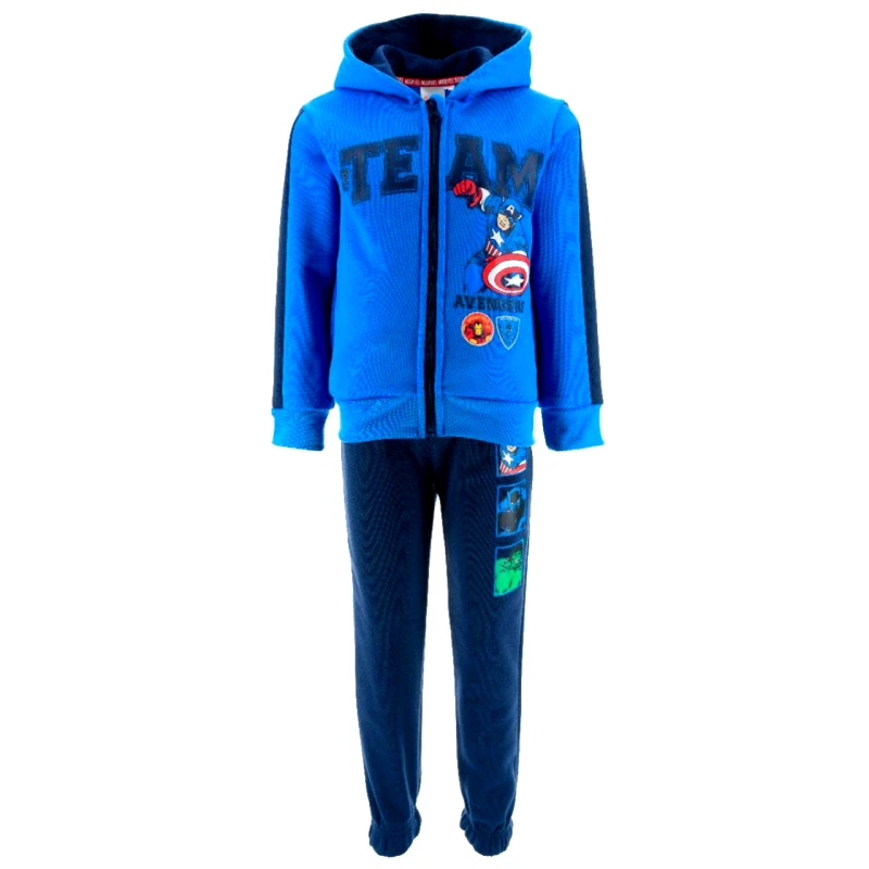 SUPER HEROES Σετ φόρμα φούτερ αγόρι Avengers-XH1034-BLUE