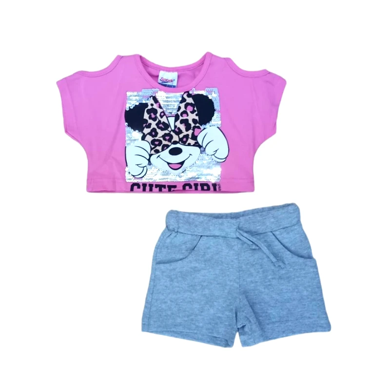 SPARK Σετ μακό κορίτσι Spark-6625-Pink