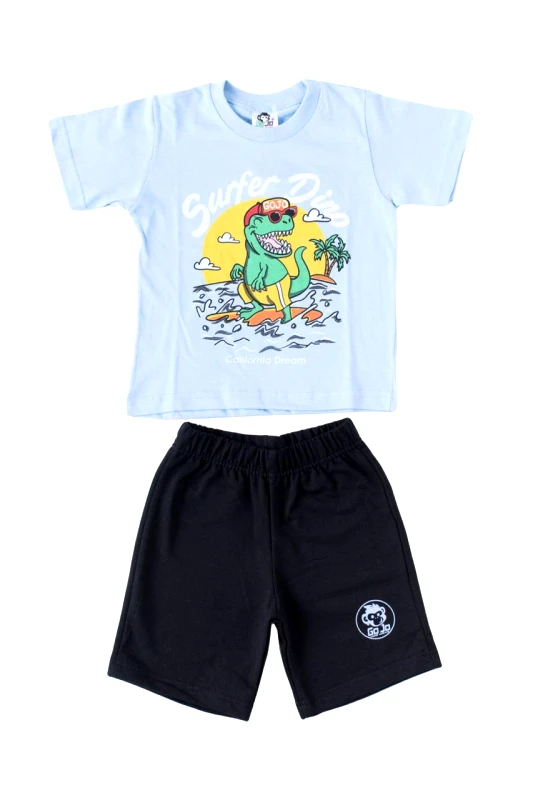 GO JO Σετ μακό αγόρι GO JO- 1607-LIGHT BLUE