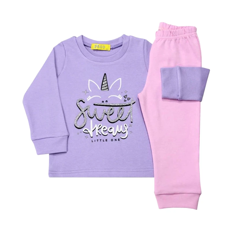 PROD Πιτζάμα μπεμπέ μακό κορίτσι Prod-6770152-Lilac