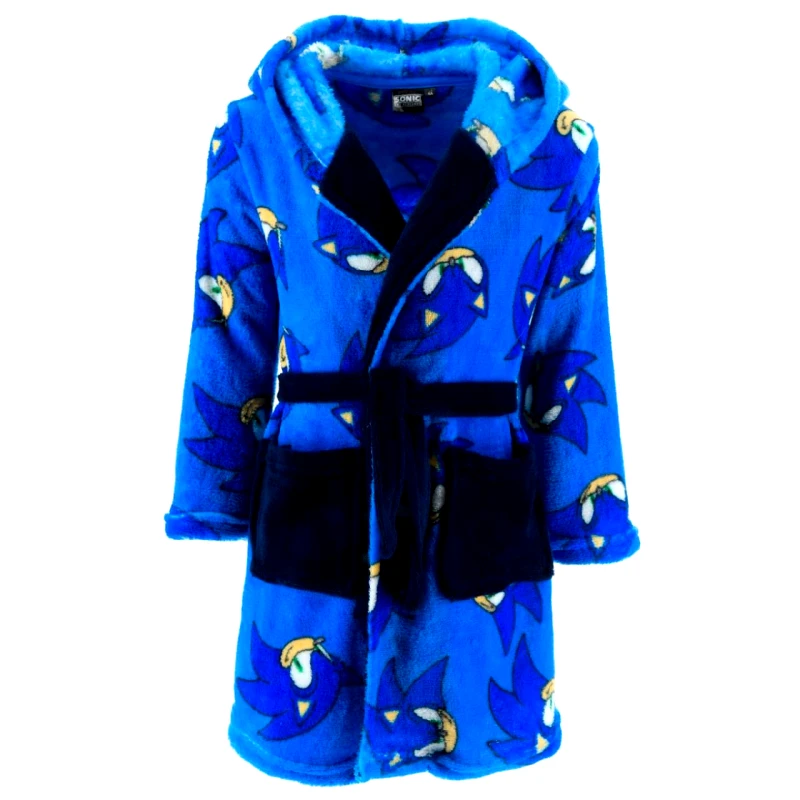SUPER HEROES Ρόμπα fleece αγόρι Sonic-XH20046-BLUE