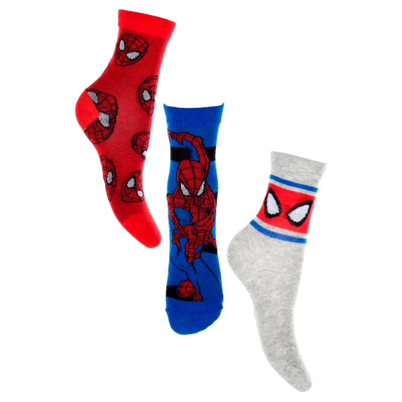 SUPER HEROES Κάλτσες 3 pack αγόρι Spiderman-XH0632-PACK1