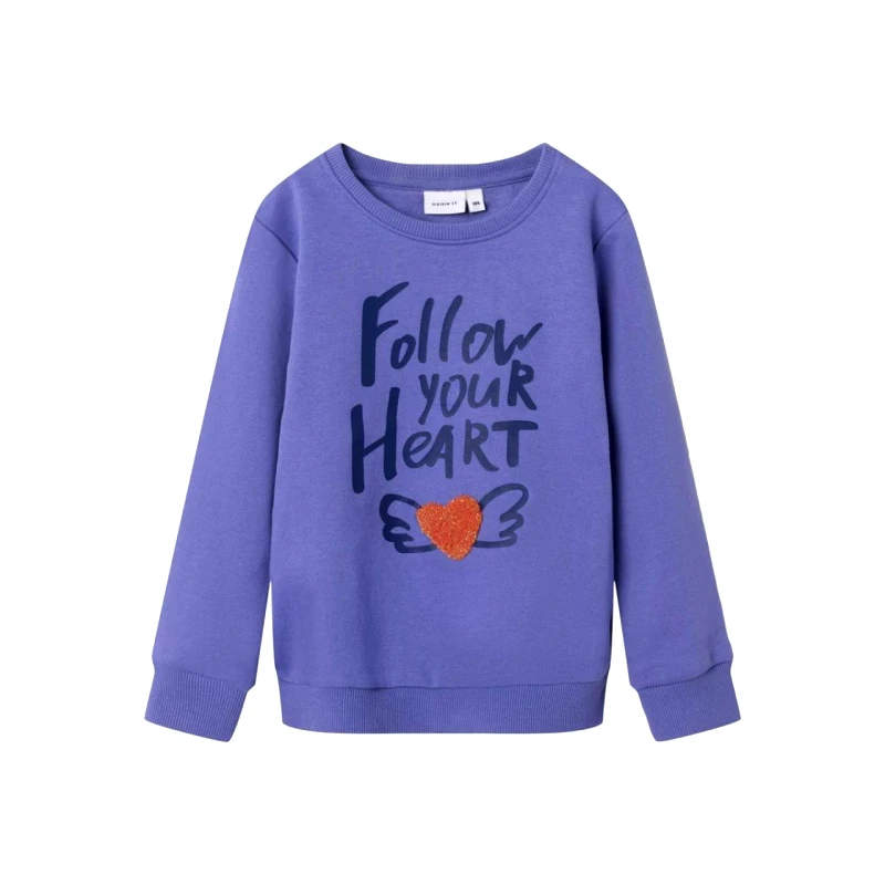 Name it Μπλούζα φούτερ κορίτσι name it-13231112-Iris Bloom