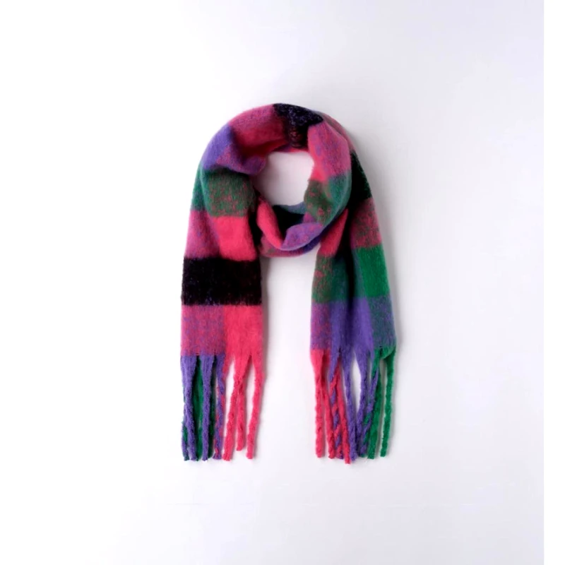 I DO Κασκόλ-πασμίνα κορίτσι iDO-47085-2443-Multi-185x36 cm.