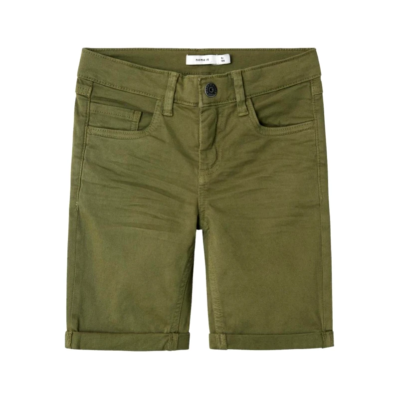 Name it Βερμούδα υφασμάτινη αγόρι Name it-13213214-Deep Lichen Green