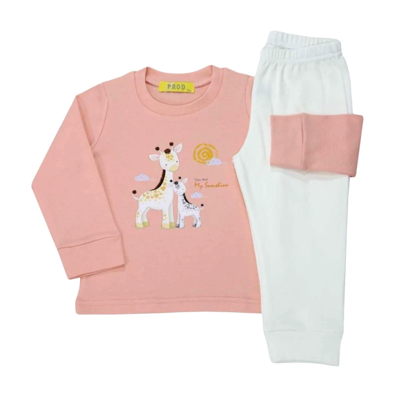 PROD Πιτζάμα μπεμπέ μακό κορίτσι Prod-6770160-Salmon