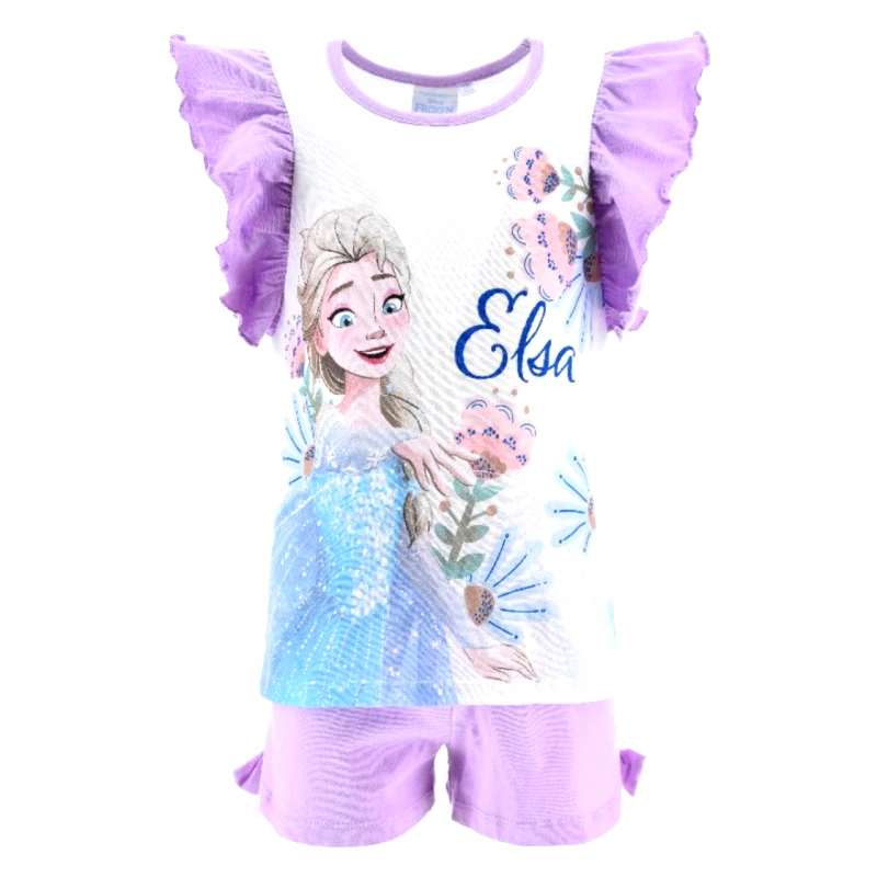 SUPER HEROES Πιτζάμα μακό κορίτσι Frozen-YE20050-PURPLE