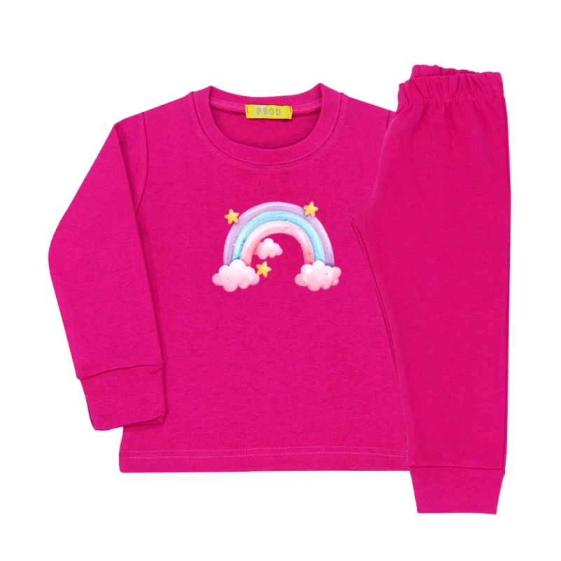 PROD Πιτζάμα μπεμπέ μακό κορίτσι Prod-6770168-Fuchsia