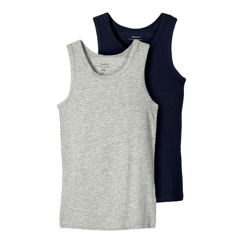 Name it Φανελάκια αμάνικα σετ 2 τεμ.name it-13208843-Grey Melange