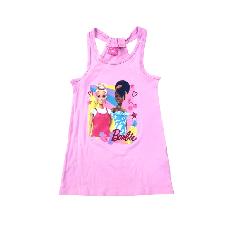 SUPER HEROES Φόρεμα μακό κορίτσι Barbie-YE10025-PINK