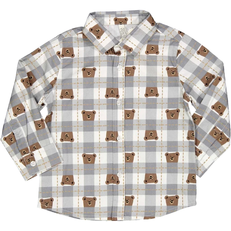 Birba Πουκάμισο μπεμπέ αγόρι Birba-999.50005-GREY