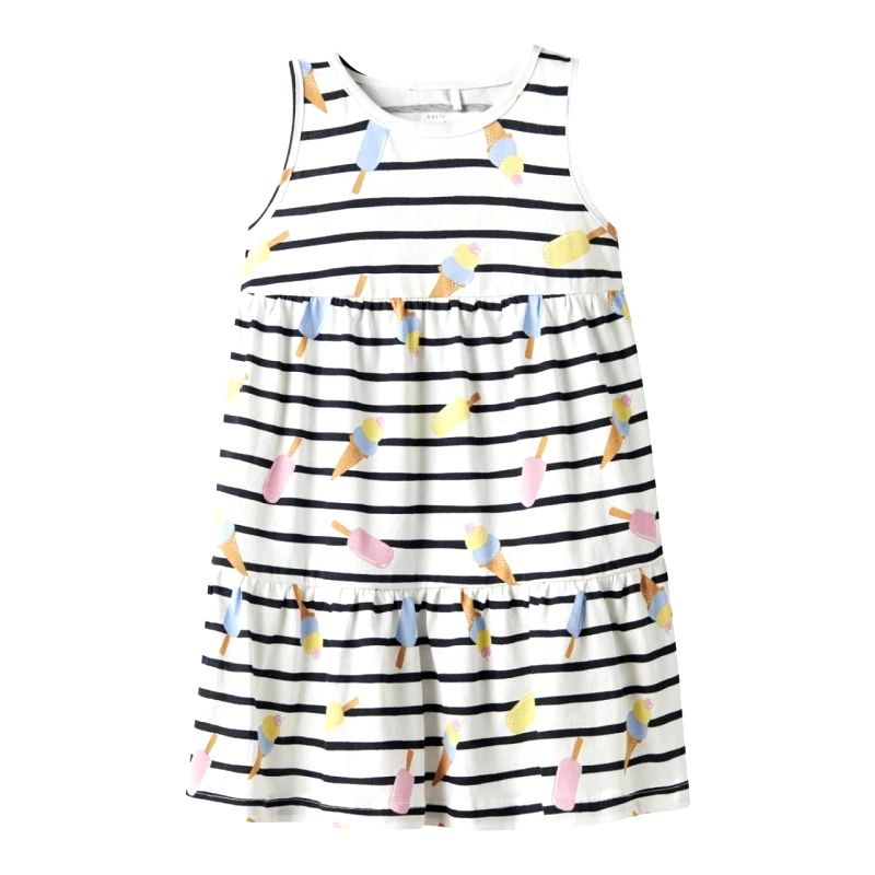 Name it Φόρεμα μακό κορίτσι name it-13228172-Bright White/Ice