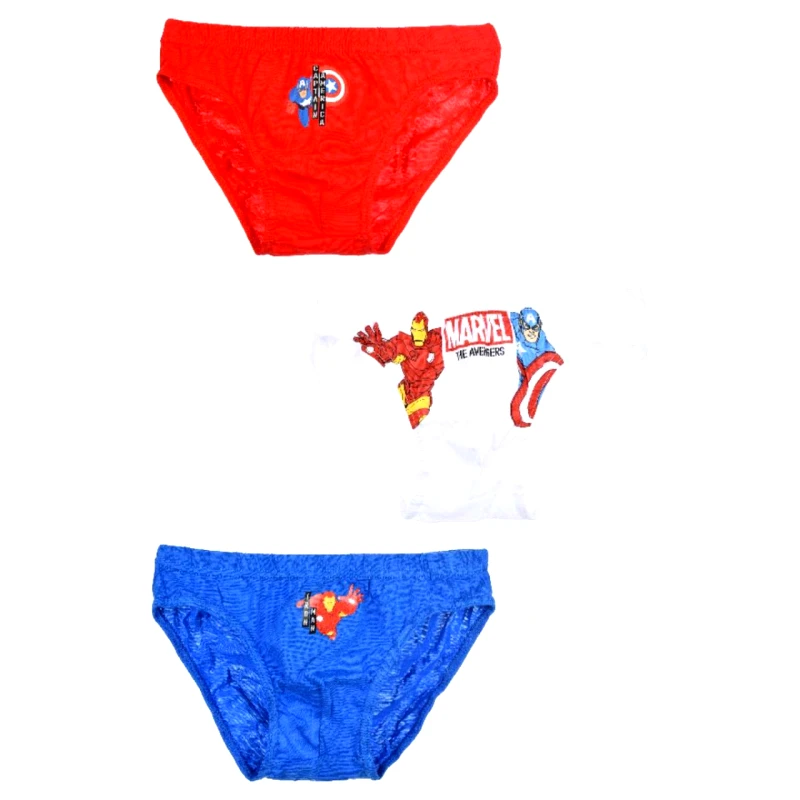 SUPER HEROES Εσώρουχα σλιπάκια 3 τεμ. αγόρι Avengers-YE30006-BOX3