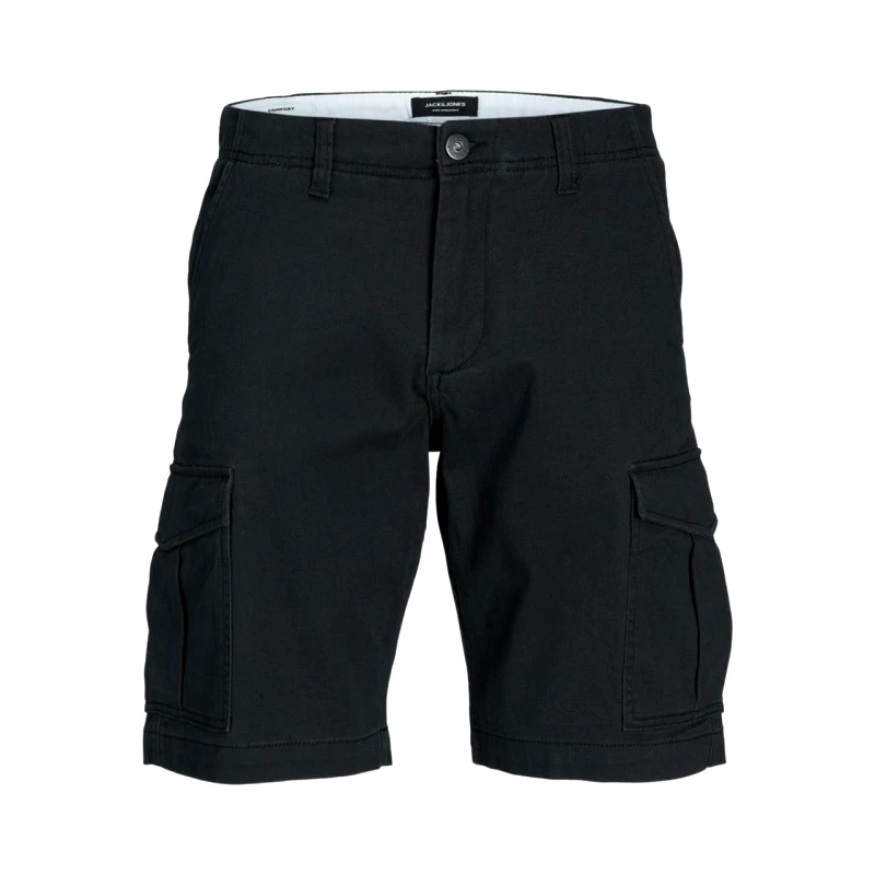 JACK&JONES Βερμούδα υφασμάτινη cargo αγόρι JACK & JONES-12182856-Black