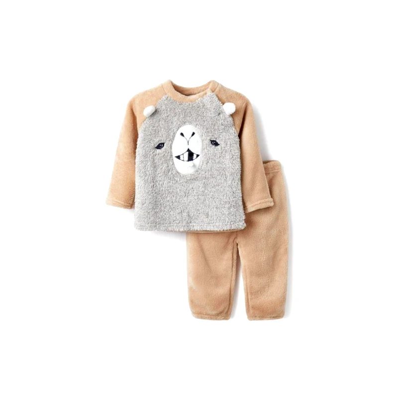 ZIPPY Πιτζάμα μπεμπέ fleece unisex Zippy-31055753035-BEIGE