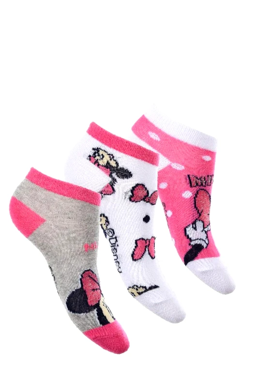 SUPER HEROES Κάλτσες κοντές 3 τεμ. κορίτσι Minnie Mouse-EV0611-PACK1